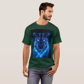 Black Panther Mystic T-Shirt – Licht & Donker Scha (Voorkant volledig)