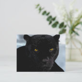 Black Panther Panthera Briefkaart (Staand voorkant)