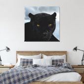 Black Panther Panthera Canvas Afdruk (Insitu (Slaapkamer))