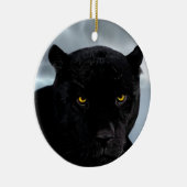 Black Panther Panthera Keramisch Ornament (Rechts)