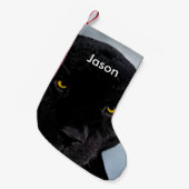 Black Panther Panthera Kleine Kerstsok (Voorkant (Hangend))