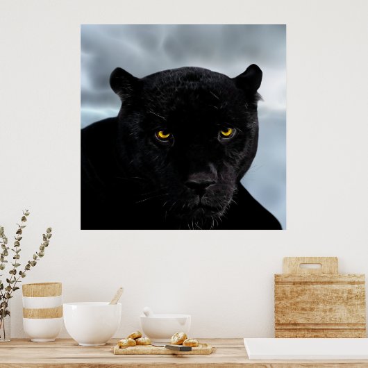 Black Panther Panthera Poster (Keuken)