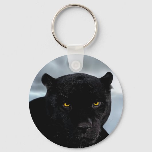 Black Panther Panthera Sleutelhanger (Voorkant)