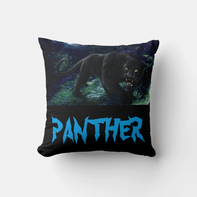 Black Panther Pillow Kussen (Voorkant)