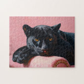 Black Panther Pink Sofa Legpuzzel (Horizontaal)