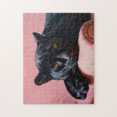Black Panther Pink Sofa Legpuzzel (Verticaal)