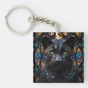 Black Panther Portret Accent Kussen Sleutelhanger