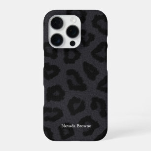 Black Panther Print met Naam iPhone 16 Pro Hoesje
