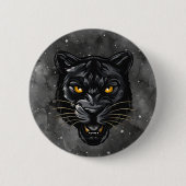 Black Panther Ronde Button 5,7 Cm (Voorkant)