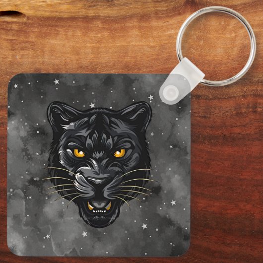 Black Panther Sleutelhanger (Achterkant)