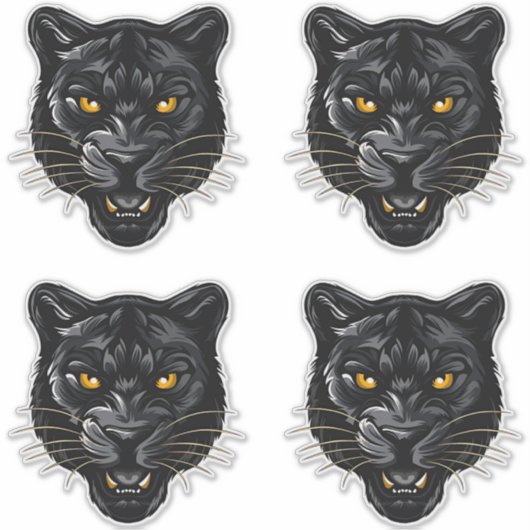 Black Panther Sticker (Voorkant)