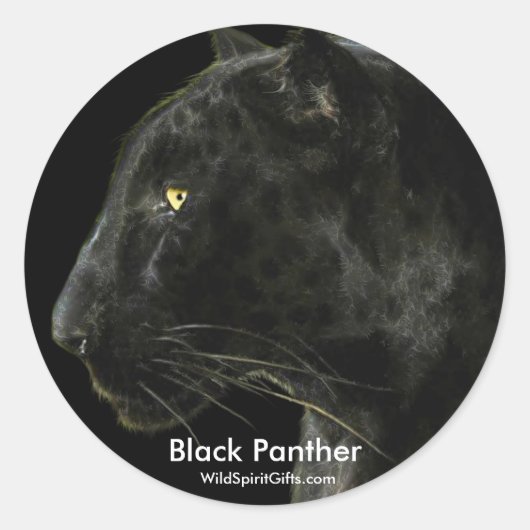 BLACK PANTHER STICKERS (Voorkant)