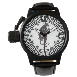 Black Panther Tattoo eWatch Horloge