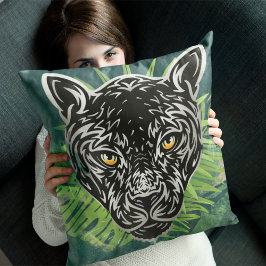 Black Panther Tropical Amazon Kussen