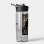 Black Panther under the Full Moon Personalized Waterfles (Rechts)
