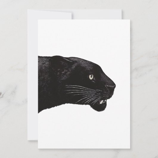 Black Panther van Toshi Yoshida Kaart (Voorkant)