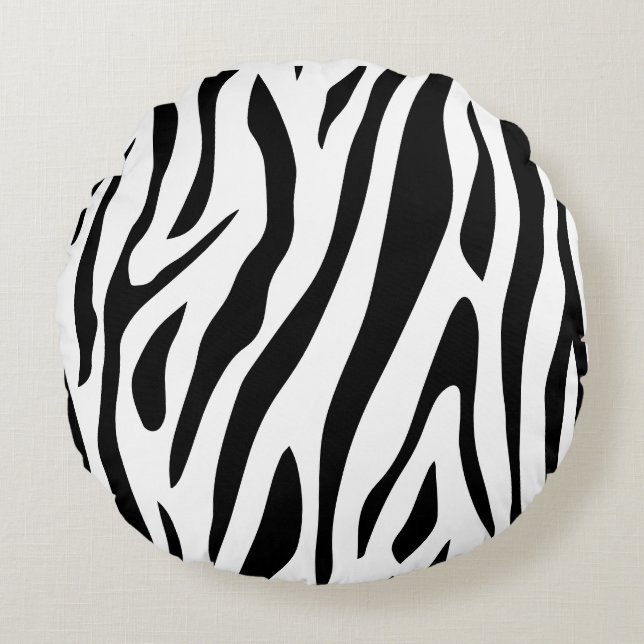 Black Panther van Toshi Yoshida Wood Rond Kussen (Voorkant)