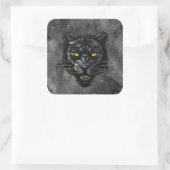 Black Panther Vierkante Sticker (Tas)