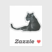Black Panther Waterverf Sticker (Vel)