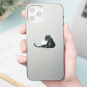 Black Panther Waterverf Sticker (Telefoon)