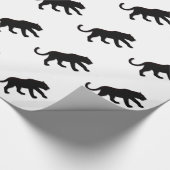 Black Panther Wit Cadeaupapier (Hoek)