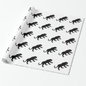 Black Panther Wit Cadeaupapier (Uitgerold)