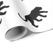 Black Panther Wit Cadeaupapier (Rol Hoek)