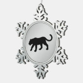 Black Panther Xmas Tin Sneeuwvlok Ornament (Rechts)