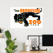 Black Panther Zoo 1937 WPA Poster (Thuiskantoor)
