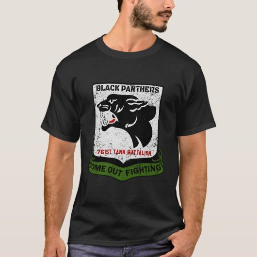 Black Panthers 761st Tank Bataljon WW2 Tank Squad (Voorkant)