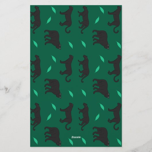 Black Panthers Briefpapier (Achterkant)