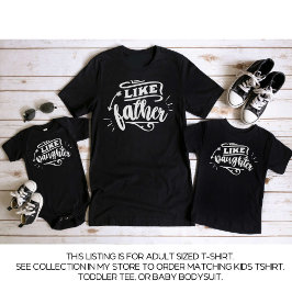 Black Papa en ik komen overeen met vader Dochter T-shirt