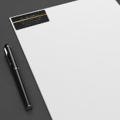 Black Paper Kraft White — nieuw adres RSVP Etiket