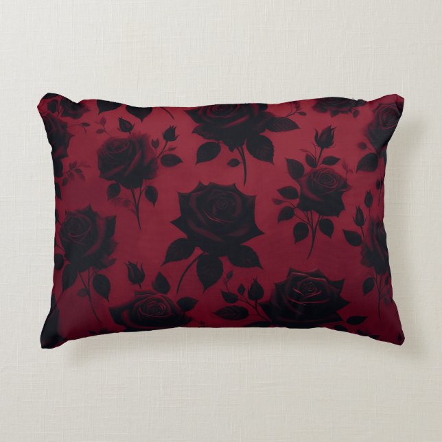 Black Paradise Accent Pillow Kussen (Voorkant)