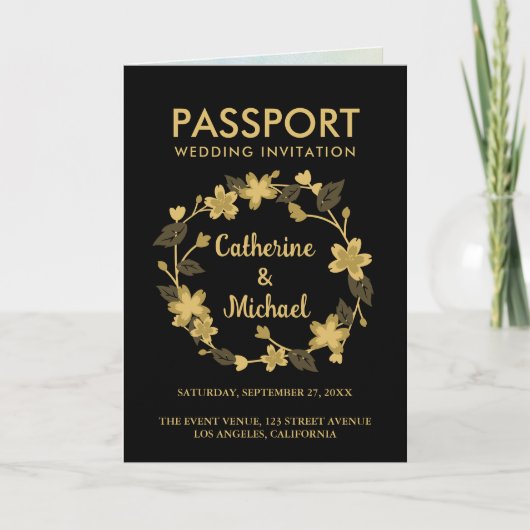 Black Passport Destination Wedding (Voorkant)