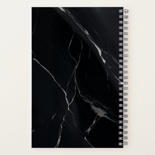 BLACK PASSWORDS TRACKER NOTITIEBOEK (Achterkant)