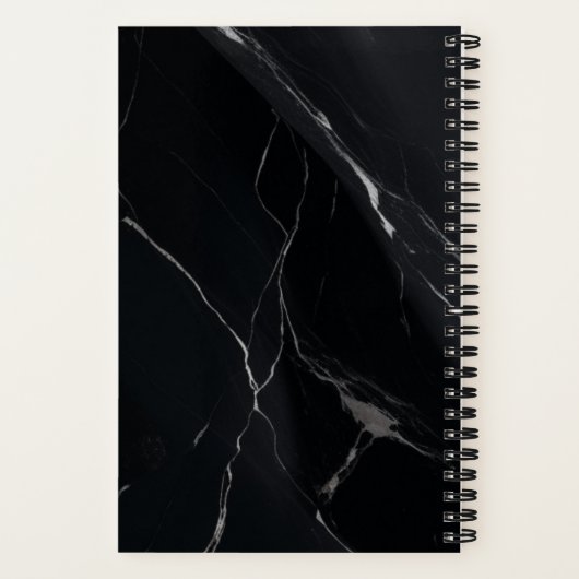 BLACK PASSWORDS TRACKER NOTITIEBOEK (Achterkant)