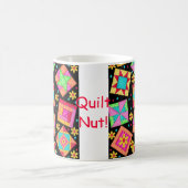 Black Patchwork Quilt Block Mok (Center)