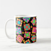 Black Patchwork Quilt Block Mok (Links)