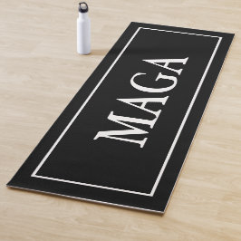Black Patriotic MAGA Yoga Mat