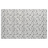 Black Paw Afdrukken op Wit Stof (Fat Quarter)