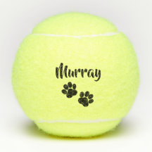 Black Paw Print Personalized Pet of Dog Name Speel