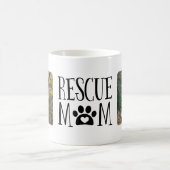 Black Paw Print Rescue mafoto Koffiemok (Center)