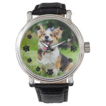 Black Paw Prints Add Your Pet Photo