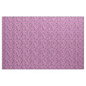 Black Paw Prints op Bubblegum Roze Stof (Yard (91,4 cm))