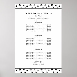 Black Paw Prints Professional Pet Sitter Services