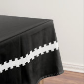 Black Peace Joy Evergreen Cones Wreath Tablecloth Tafelkleed (Voorbeeld)