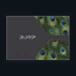 Black Peacock Wedding RSVP<br><div class="desc">Elegante zwarte smaragdgroene,  koninklijke blauwe pauw bruiloft RSVP. Zwarte pauw bruiloft uitnodigingen. Zwart groen blauw en blauwgroen pauw veren bruiloft uitnodiging. Peacock bruiloft uitnodigingen. Zwarte blauwe huwelijksuitnodigingen. Aanpassen met uw keuze van de formulering,  lettertype stijl,  grootte en lettertype kleur.</div>