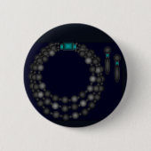 Black Pearl Design Button (Voorkant)