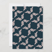 Black Pearl Kleur Champagne repetitie diner Kaart (Achterkant)